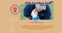 Desktop Screenshot of desotoanimalrescue.org